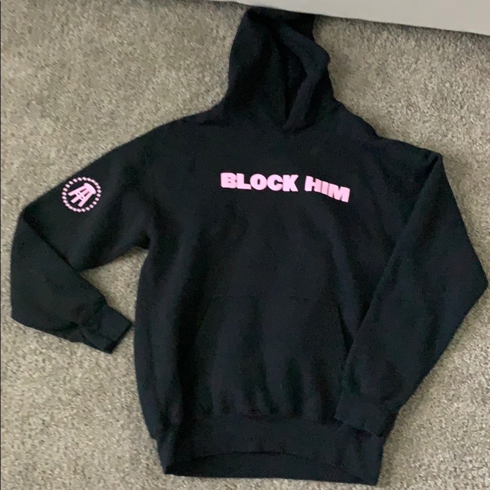 Block him sweatshirt